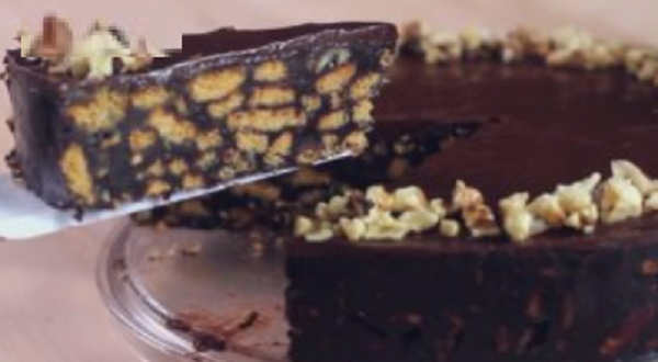 торт без выпечки шоколадный